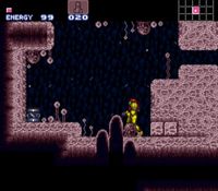 une photo d'Ã©cran de Super Metroid sur Nintendo Super Nes